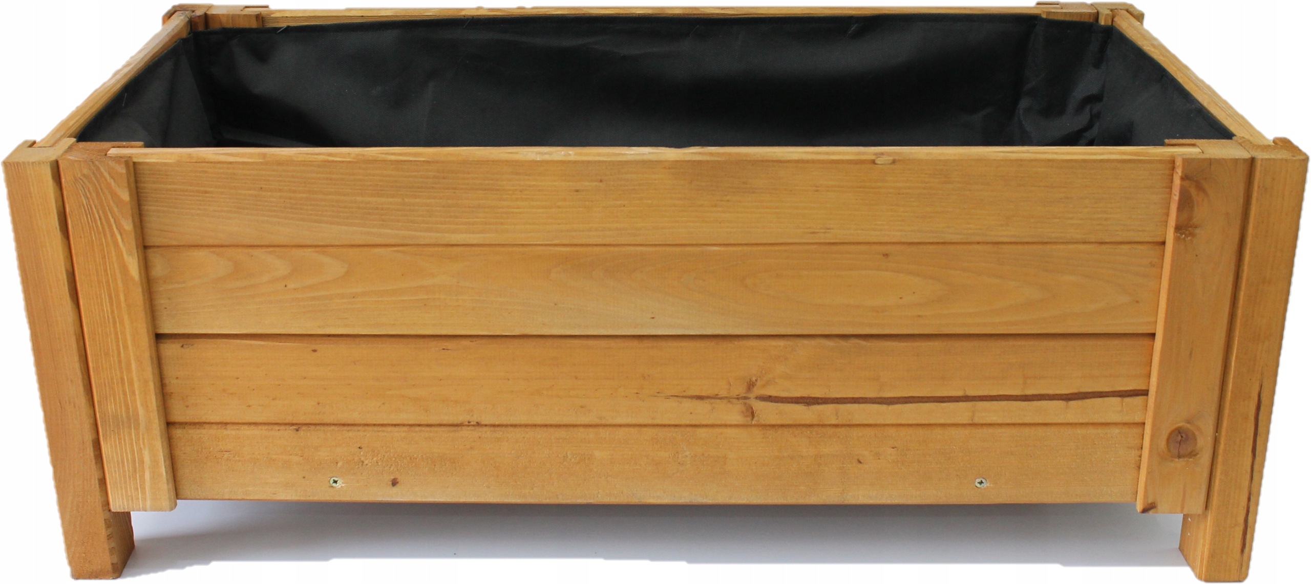 TRAK-DREW kvetináč 79 cm x 39 x 30 cm drevené odtiene hnedej a béžovej